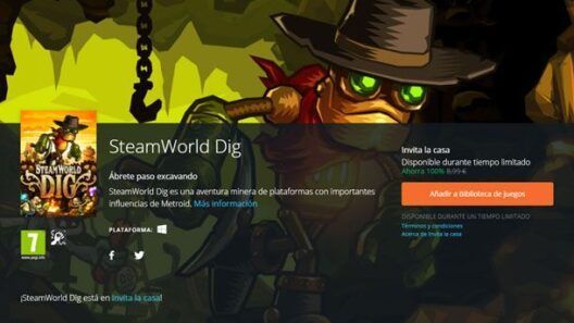 Origin regala SteamWorld Dig