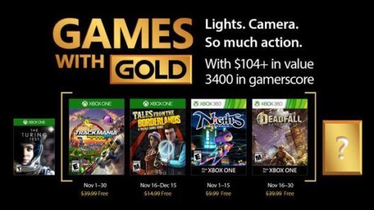 Juegos con Gold Noviembre 2017