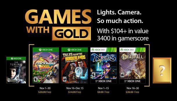 Juegos con Gold Noviembre 2017