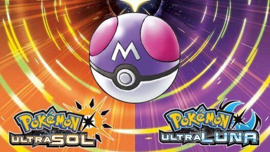 Masterball Pokémon Ultrasol y Pokémon Ultraluna
