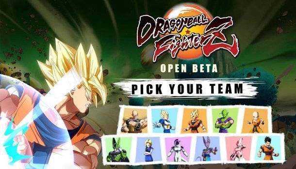 Plantel Personajes Beta Dragon Ball FighterZ