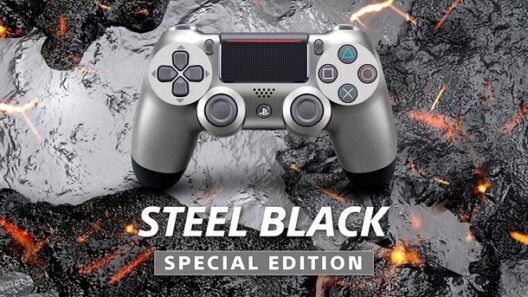 Dualshock 4 Steel Black PS4