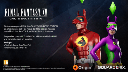 Final Fantasy XV Windows Edition Los Sims