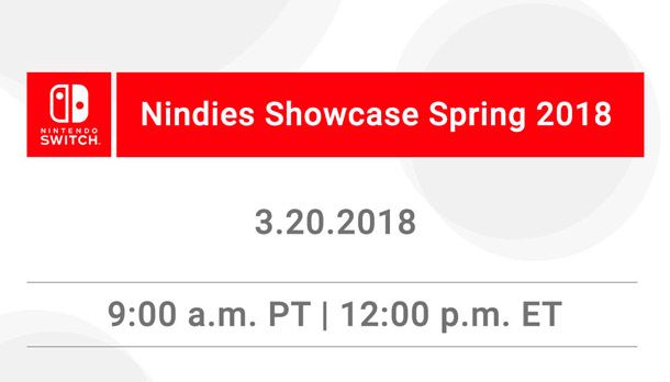 Nindies Showcase Spring 2018 - Nintendo celebrará un nuevo Nindies Showcase mañana 20 de Marzo