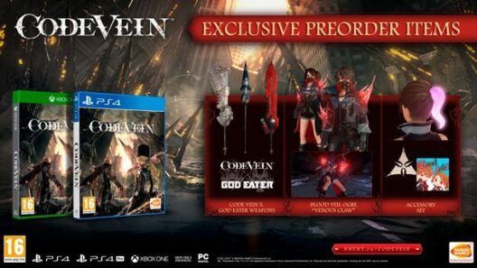 Code Vein Exclusive Preorder Items
