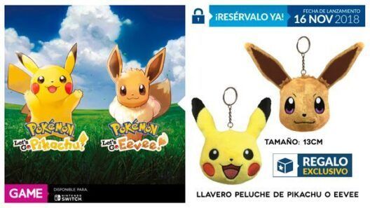 GAME Regalo Reserva Pokémon Let's GO