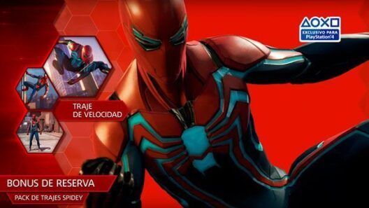 Traje Velocidad Spider-Man PS4
