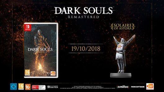 Dark Souls Remastered Nintendo Switch Amiibo