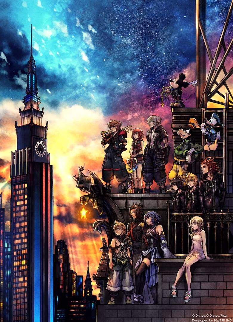Kingdom Hearts III Portada Carátula