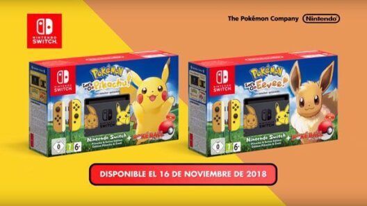 Pokémon Let's Go Nintendo Switch Pack Edición Especial