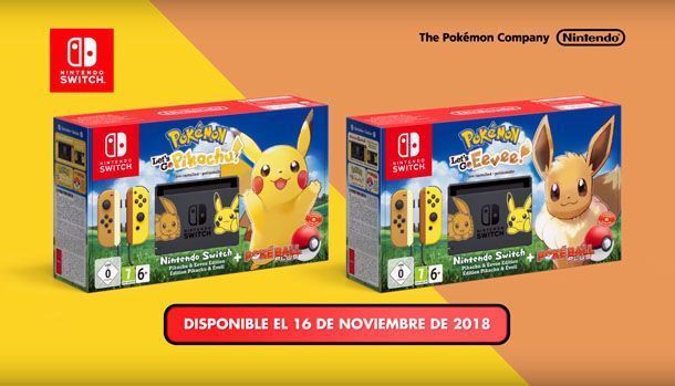 Pokémon Let's Go Nintendo Switch Pack Edición Especial
