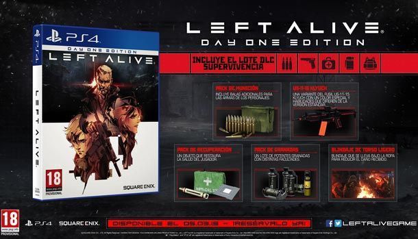 Left Alive Day One Edition