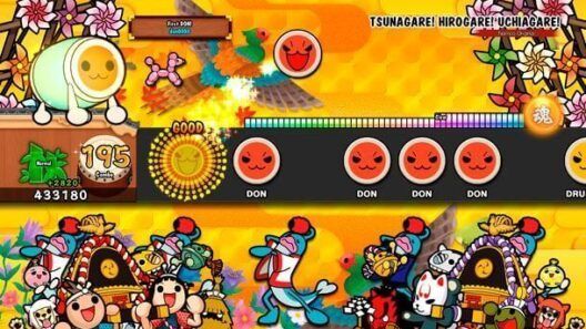 Tsunagare Hirogare Uchiagare Taiko no Tatsujin PS4