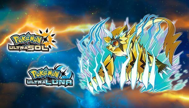 Zeraora Pokémon Ultrasol Ultraluna