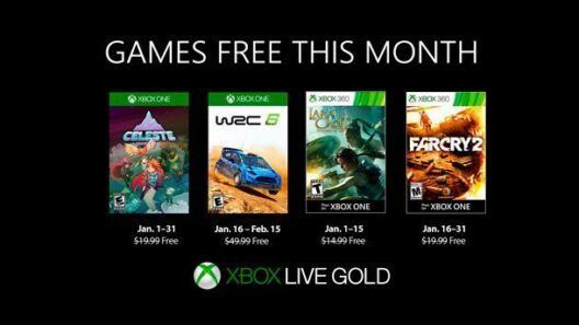 Games with Gold Xbox Live Gold Enero 2019