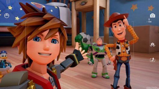 Kingdom Hearts III Modo Foto Selfie