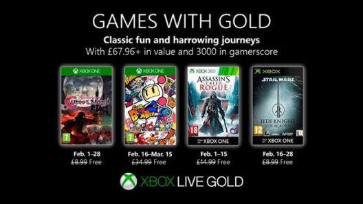 Xbox Games with Gold Febrero 2019