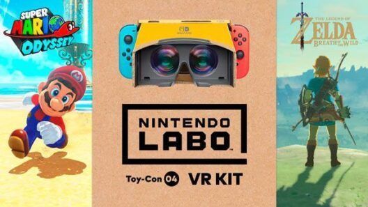 Nintendo Labo Toy-Con 04 VR KIT Super Mario Odyssey The Legend of Zelda Breath of the Wild