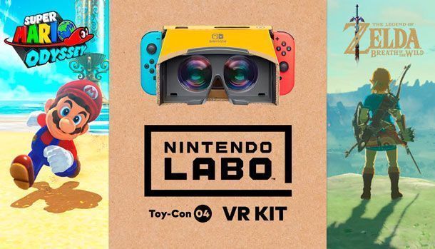 Nintendo Labo Toy-Con 04 VR KIT Super Mario Odyssey The Legend of Zelda Breath of the Wild