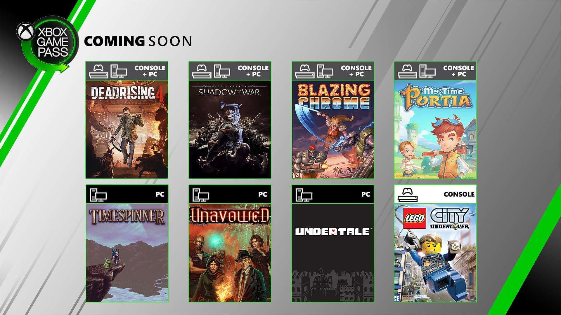 Xbox Game Pass Julio 2019