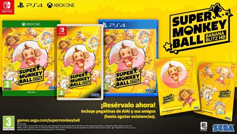Super Monkey Ball: Banana Blitz HD Reserva